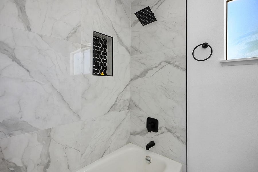 Tub-shower combo