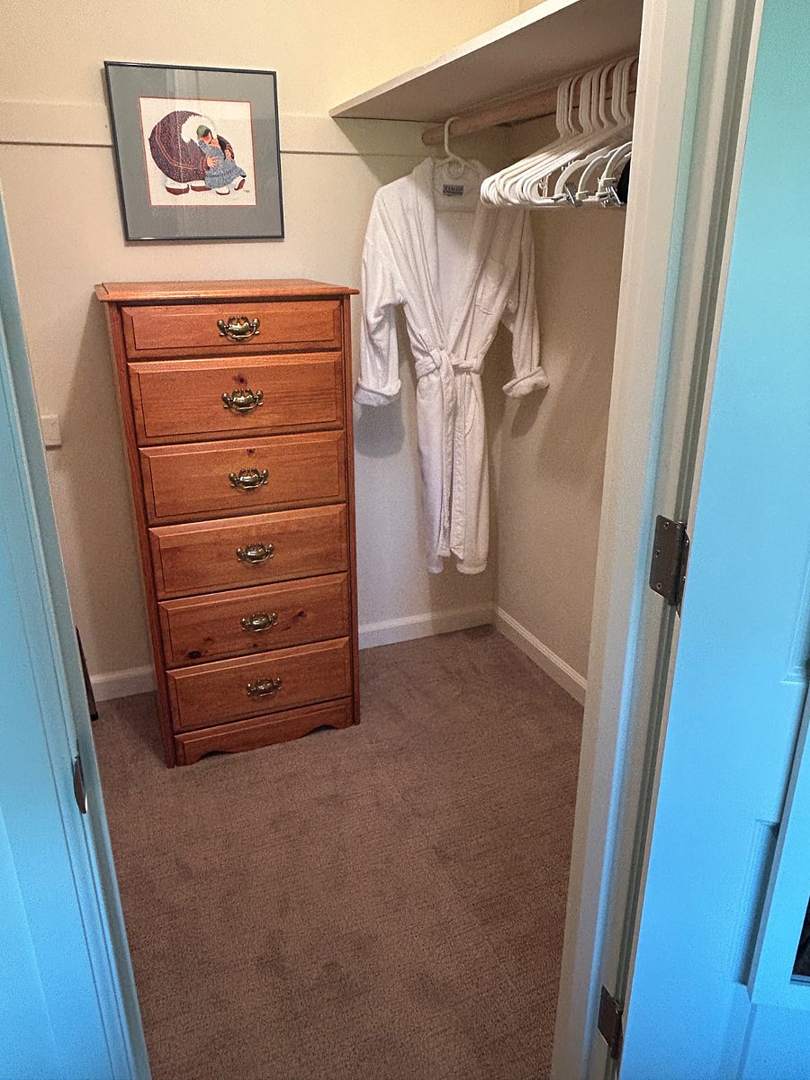 Walk-in closet.