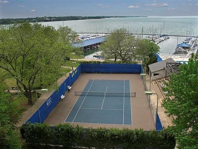 Community tennis courts.