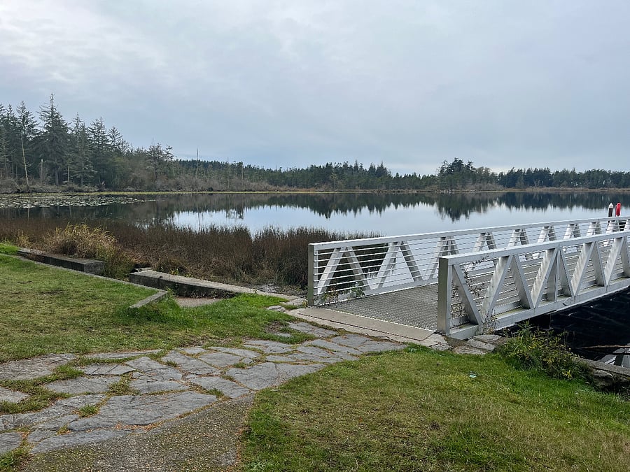 The dock at Cranberry Lake, Deception Pass State Park