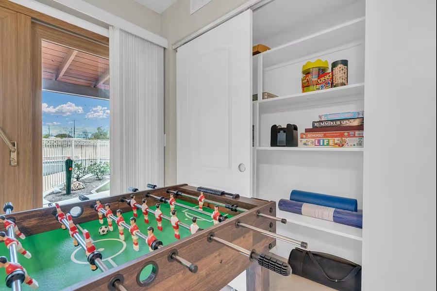 Game room exercise space