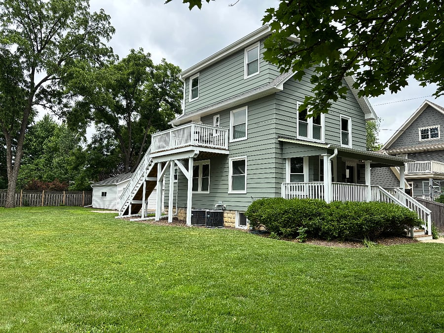 Dedicated porch for enjoying the outdoors (second level porch)