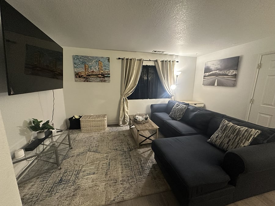 Room for game or movie night