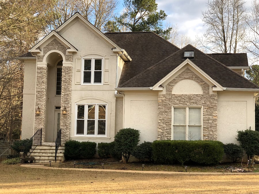 This is the front of our home. 