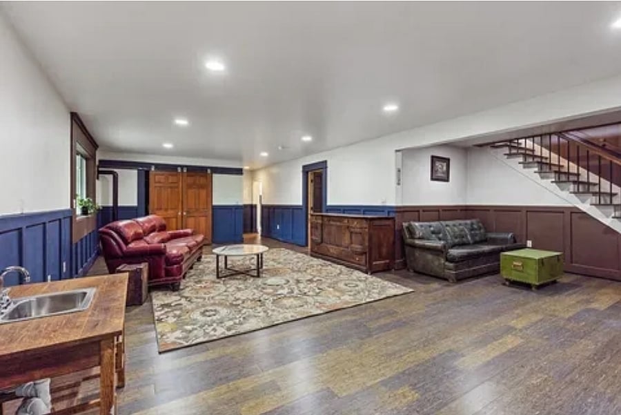 Basement family room