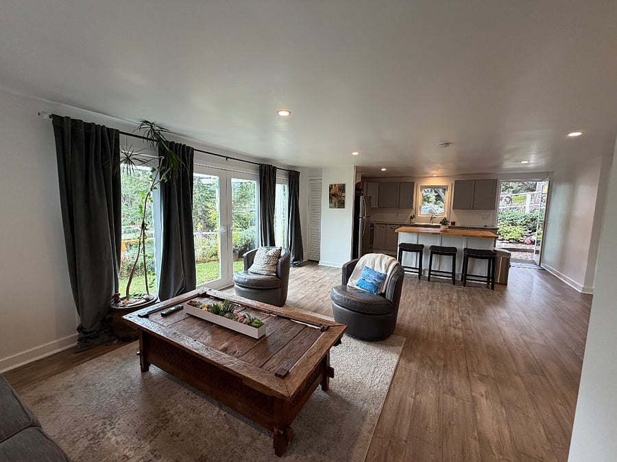Living room kitchen