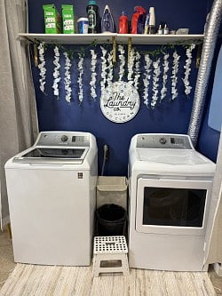 Free on-site laundry on the main floor - no basement trips required.  