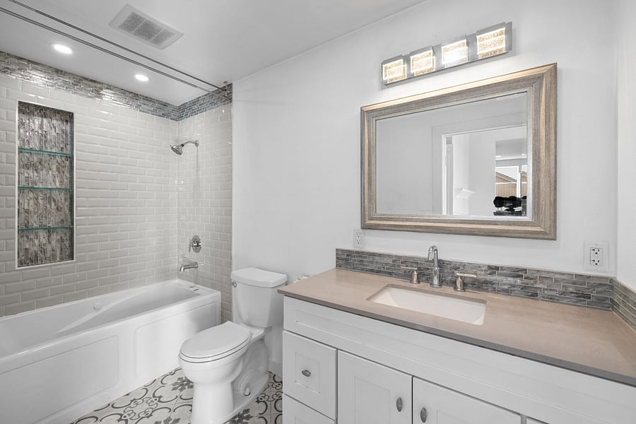 New updated primary bath