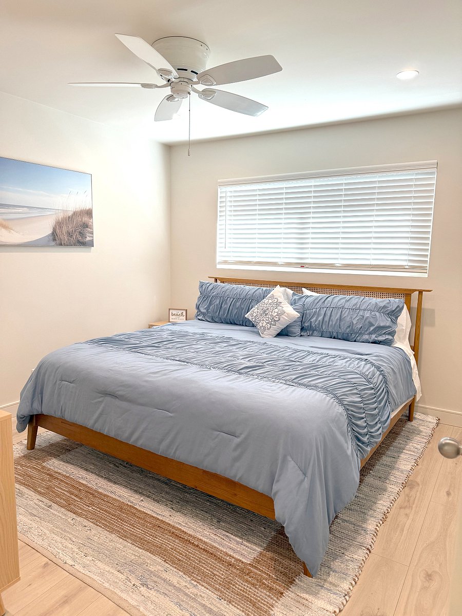Bedroom # 1 with a king bed and lots of closet space