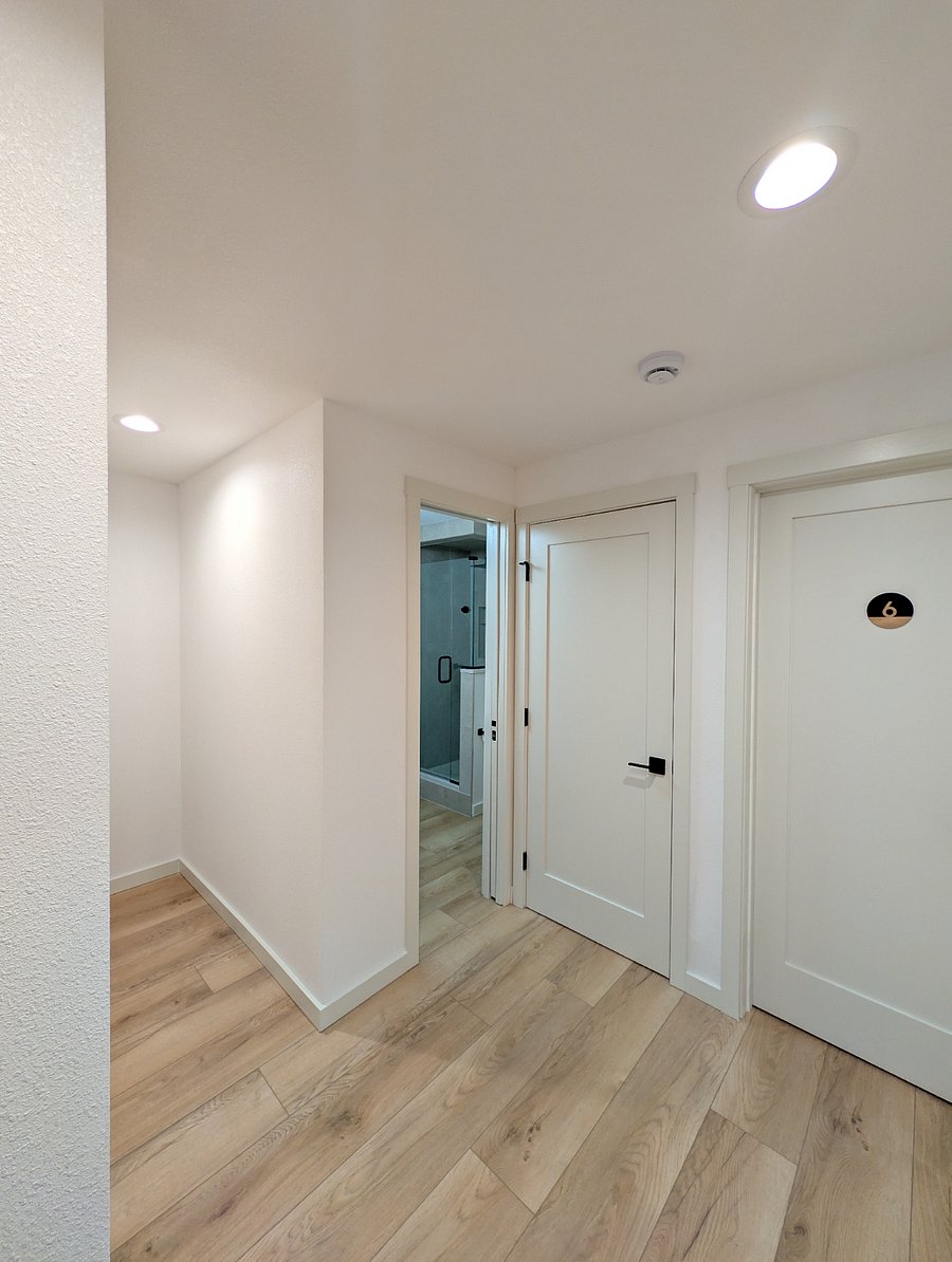 Door to private bathroom