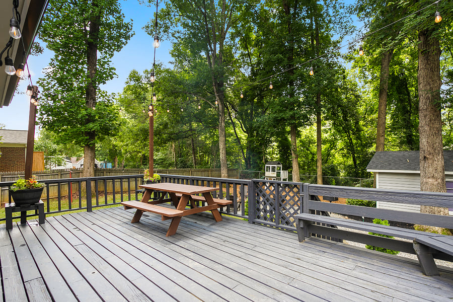 Deck Space featuring a picnic table for outdoor dining.