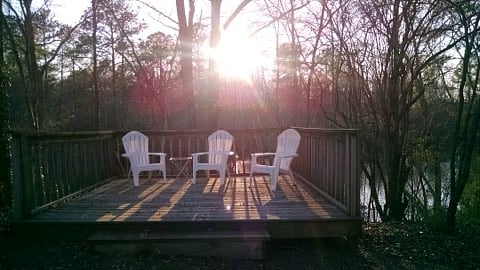 West side overlooking the lake