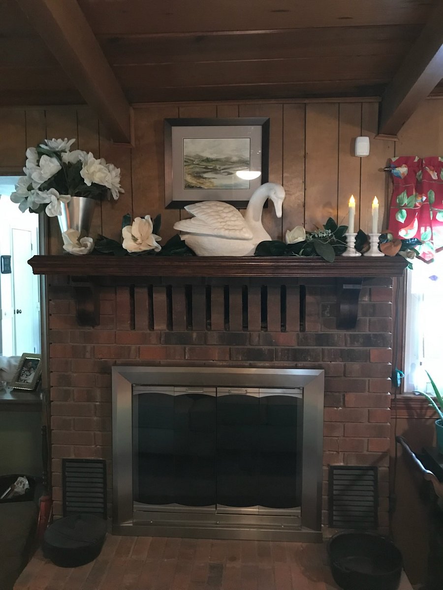 Downstairs gass logs