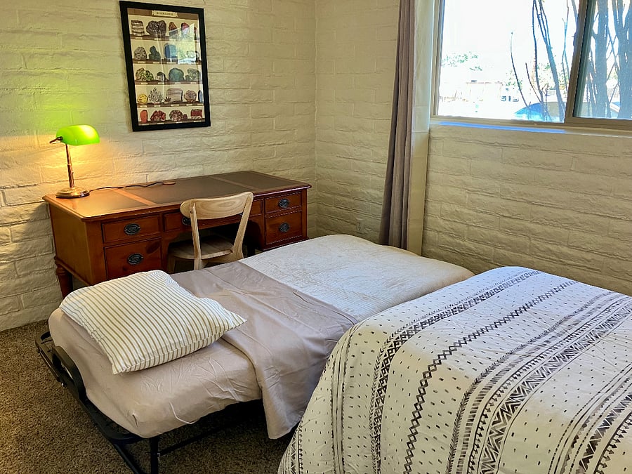 Rollaway bed available for increased capacity