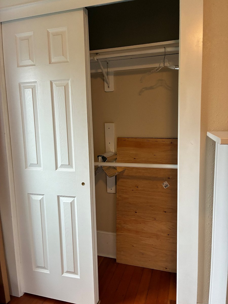 Private room closet