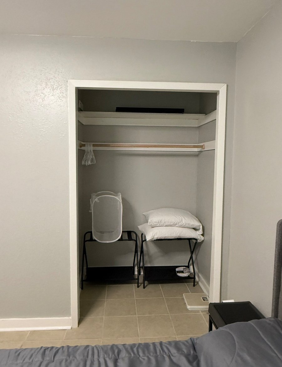 Master bedroom closet