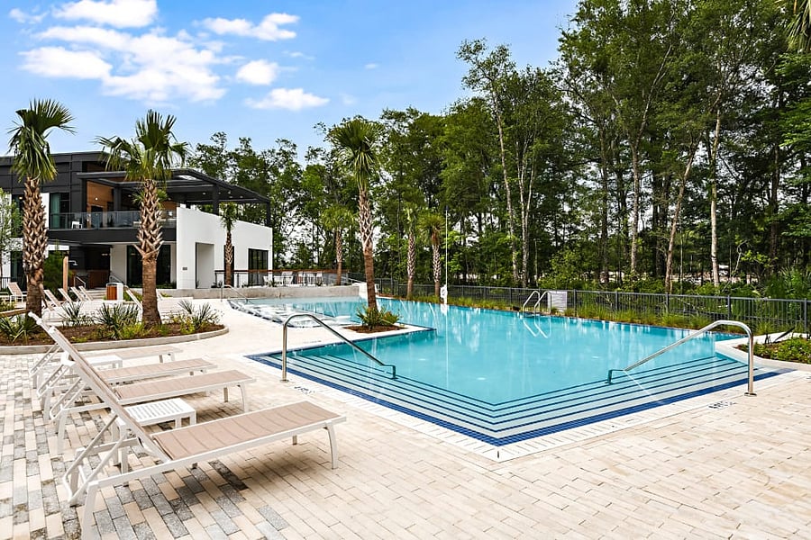 Pool deck