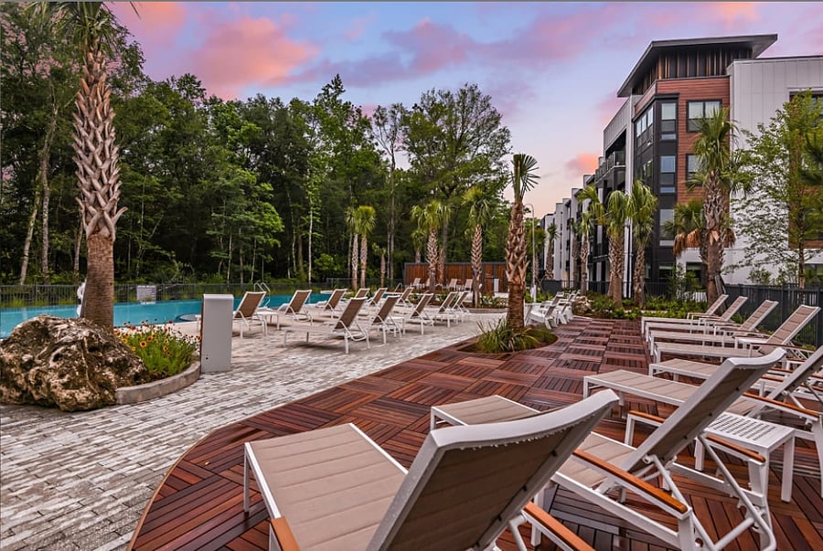Pool deck