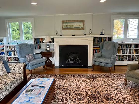 Living Room propane fireplace