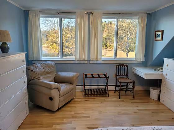 View looking out to water from Master bedroom