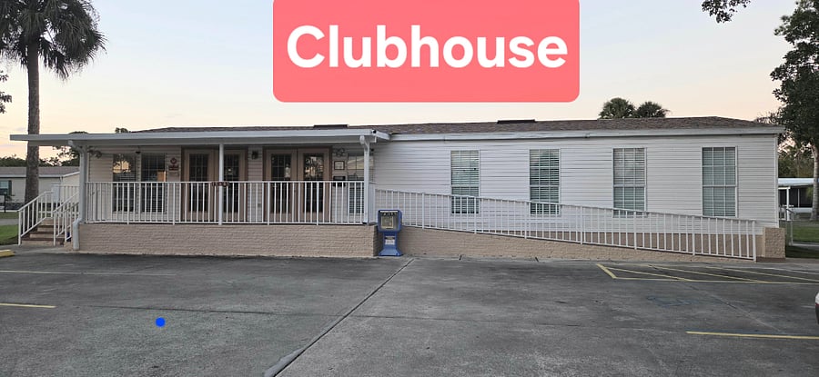 Community clubhouse and library