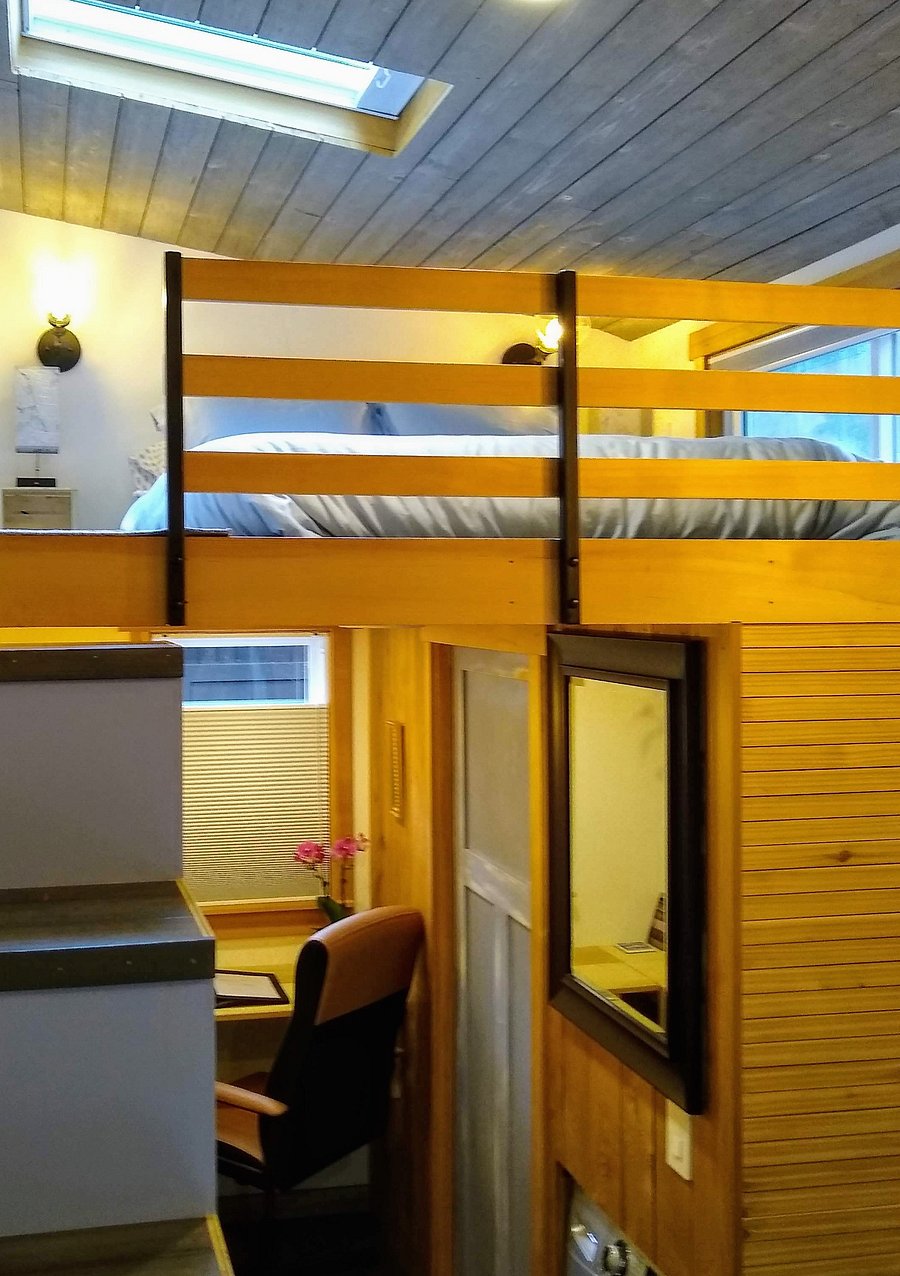 Double loft with skylight.