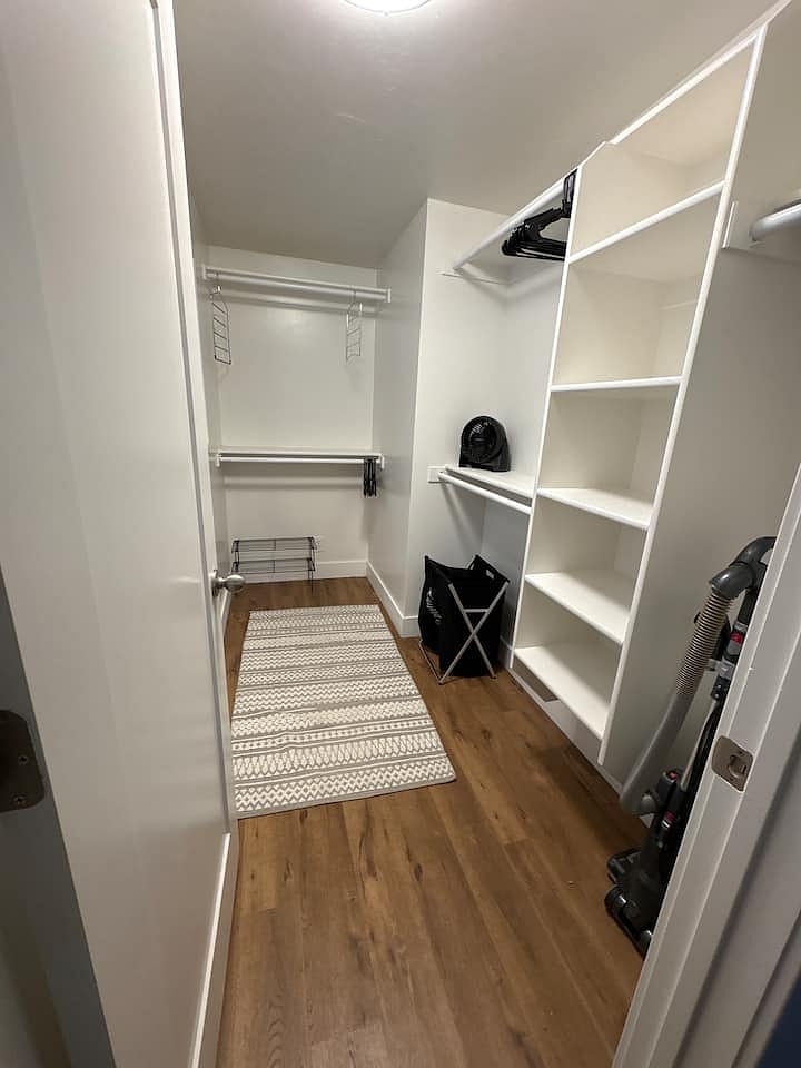 Master bedroom closet