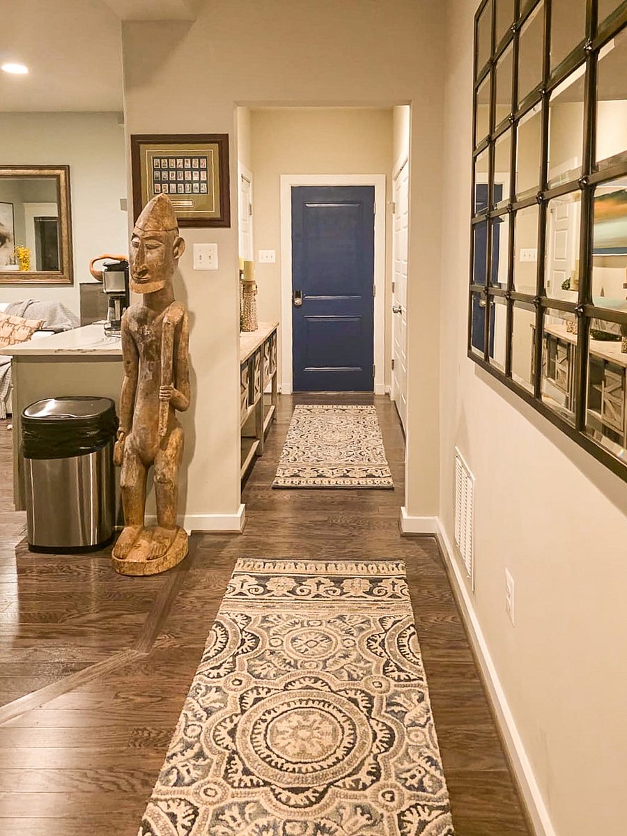 Hall way when you enter unit