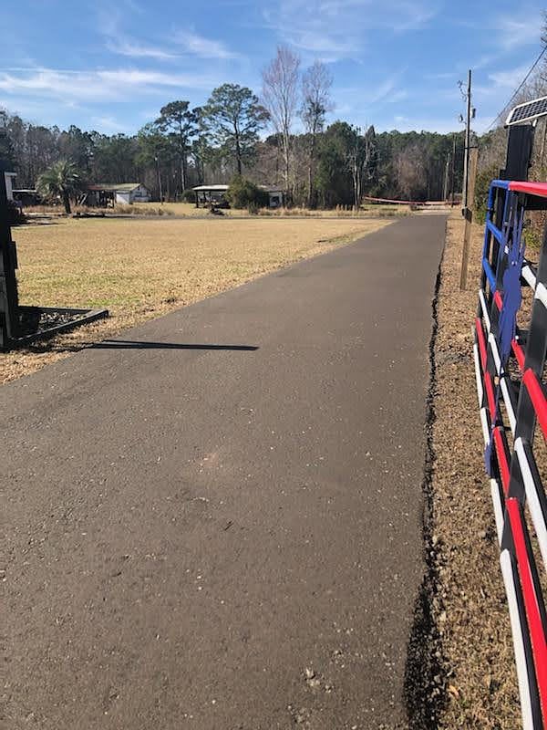 Gated driveway