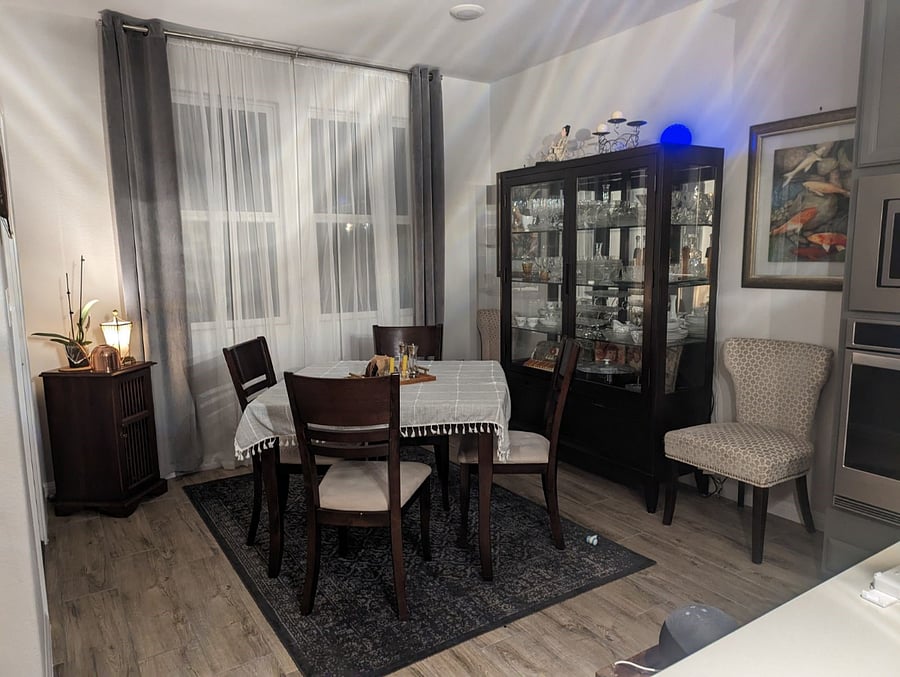 Downstairs dining room