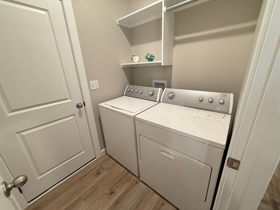 In-unit full-size washer and dryer (free to use anytime!), clothing steamer, laundry detergent pods, dryer sheets, and stain remover all provided  no laundromat runs or coin laundry hassles!