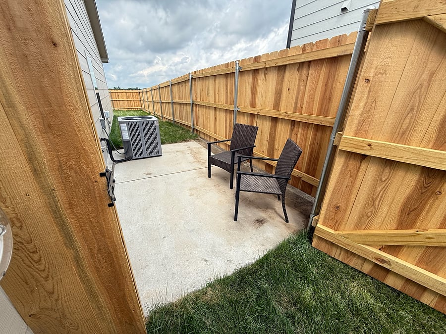 Private fenced backyard with patio table, chairs, and grill  perfect for morning coffee or unwinding in the evenings. Super quiet and peaceful neighborhood.