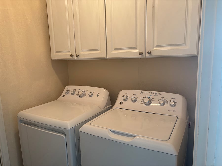 Full size washer and dryer