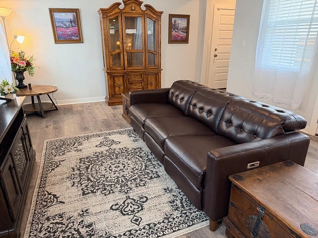 1st floor shared living room, dining, and kitchen