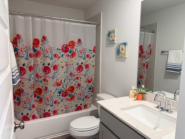 Shared full bathroom with another room and the tenant is only there on the weekends