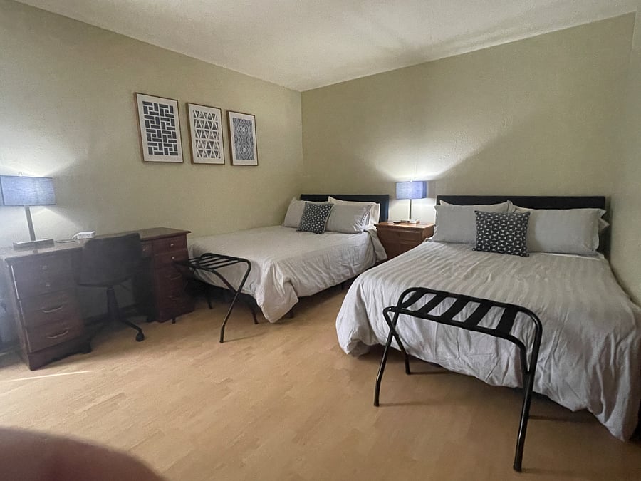 back Bedroom, 2 full size beds