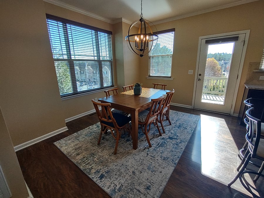 Dedicated dining space