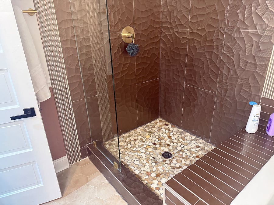 Master bathroom shower