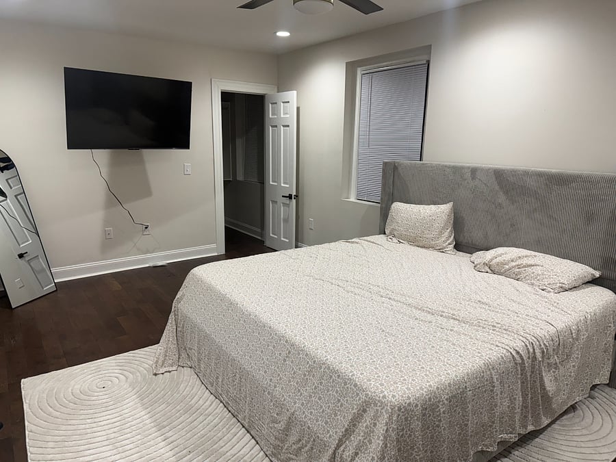 Master bedroom $1,250 with private bathroom