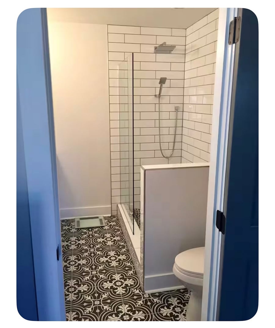 Primary bathroom downstairs 