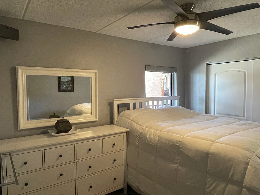 Same Bedroom - The winter season comforter in on the bed now.