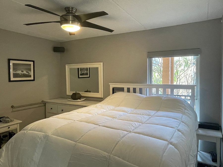 Same Bedroom - The winter season comforter in on the bed now.