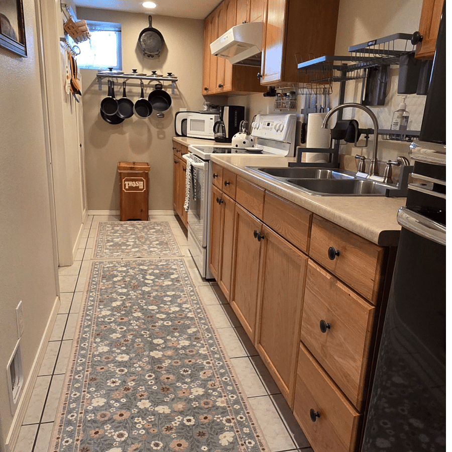 Surprisingly functional galley kitchen - fully stocked