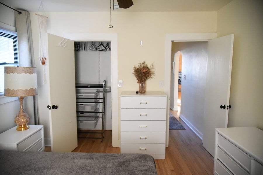 Large closet in main bedroom