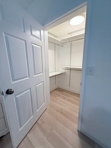 Walking Closet with plenty of storage