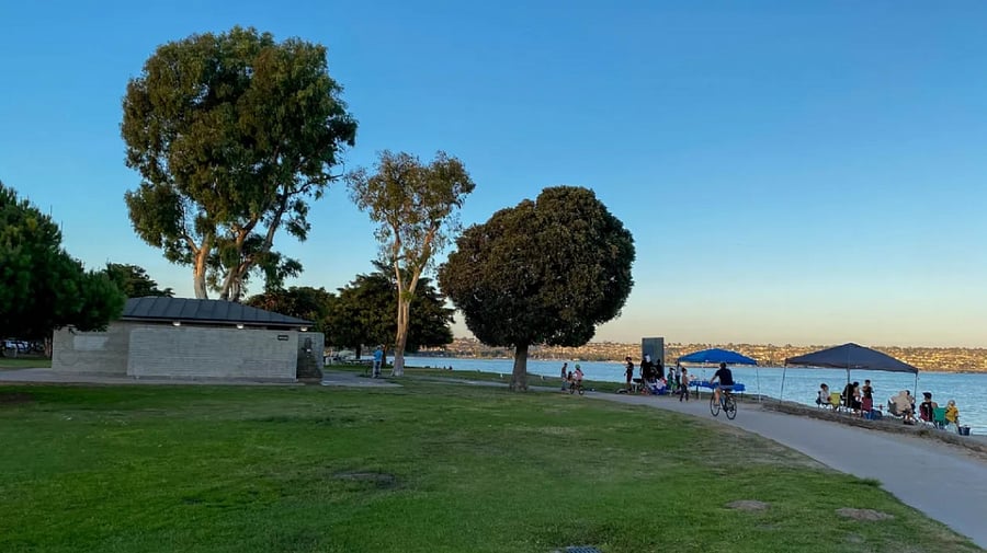 Crown Point Beach Park Bike Path