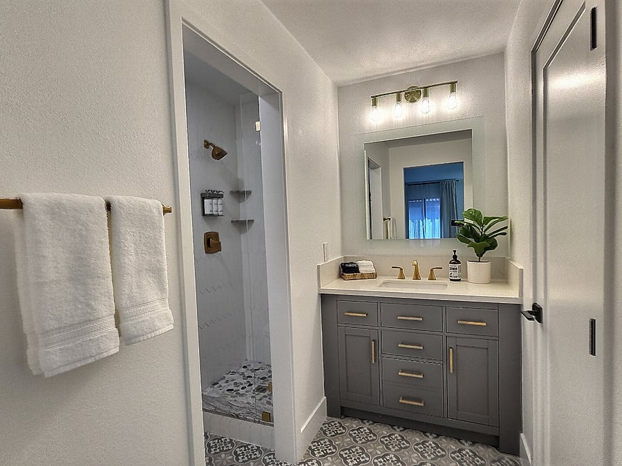 Master bathroom - walk-in shower
