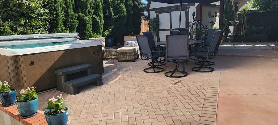 New Spa and Outdoor Dining area