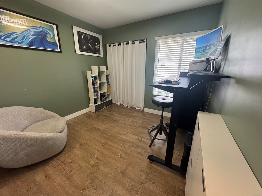 Second bedroom / office window