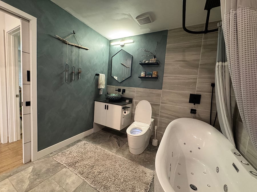 Hall bath